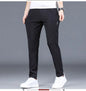 Men’s Ice Silk Straight‑Leg Pants – Summer Breathable Business Casual