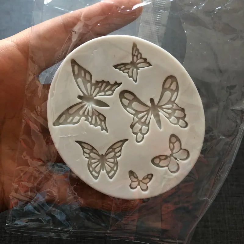 Butterfly Fondant Silicone Sugarcraft Wedding Cake Decorating Tools Resin Chocolate Molds For Baking