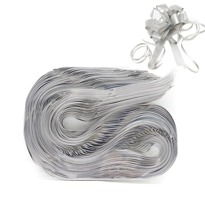 10/20/50Pcs Pull Bow Flower Pull Tie Ribbon for Christmas, Valentines Day, Wedding,Mother's Day, Birthday Party Gift Decoration