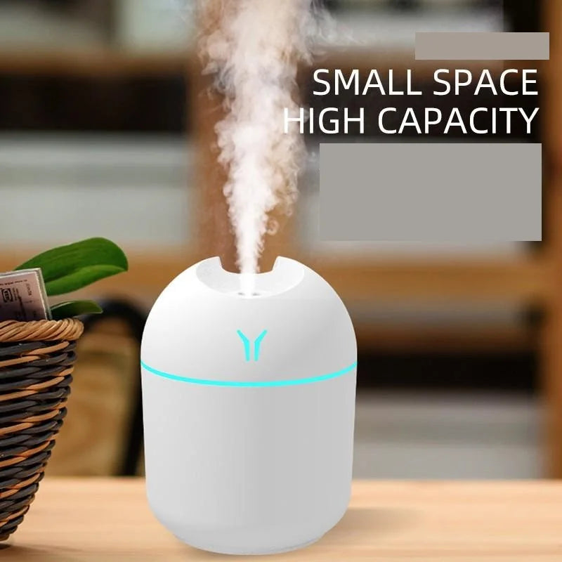 250ML Mini  USB Air Humidifier with LED Color  Lamp