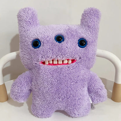 22cm Funny Ugly Teeth Monster Plush Toys Stuffed Anime The Block Monster Plushies Squirm Rainbow Crazy Rabbit Peluche Xmas Gifts
