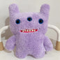 22cm Funny Ugly Teeth Monster Plush Toys Stuffed Anime The Block Monster Plushies Squirm Rainbow Crazy Rabbit Peluche Xmas Gifts