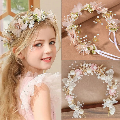 Beautiful Flower Garland Wreath Headband