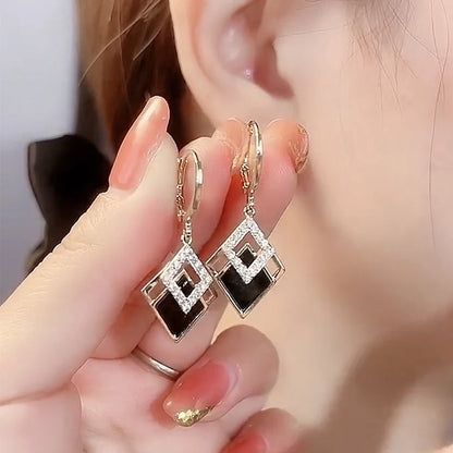 Women's Pendants Hanging Earrings Gold Color