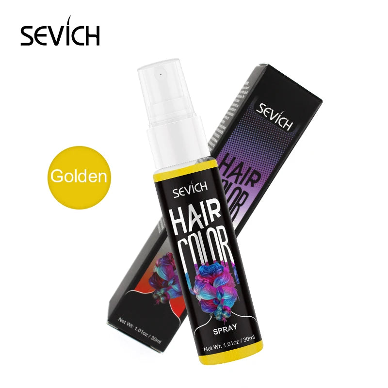 Sevich 8 Colors New Style Hair Color Spray One-Time Hair Color Instant Hair Salon Hair Care Styling Product For Men and Women ﻿