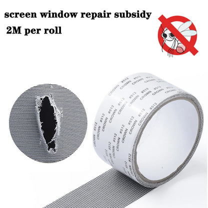 Waterproof Window Screen Repair Tape – Self‑Adhesive Anti‑Insect Mesh Patch