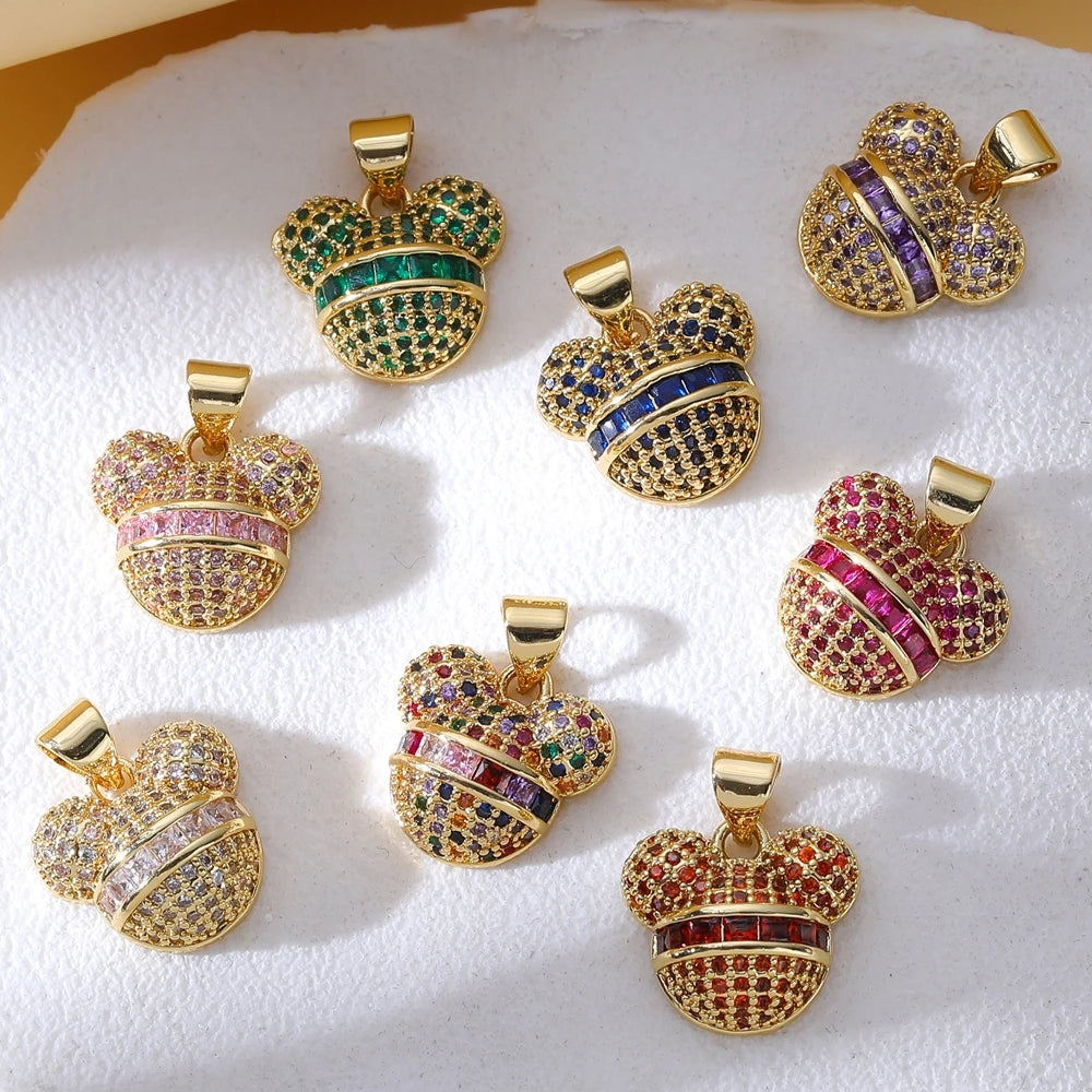 Handmade Luxury Pendant 18K Real Gold-Plated Charms