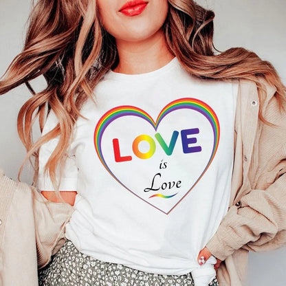 Pride  Love Is Love Printed Women T-shirts