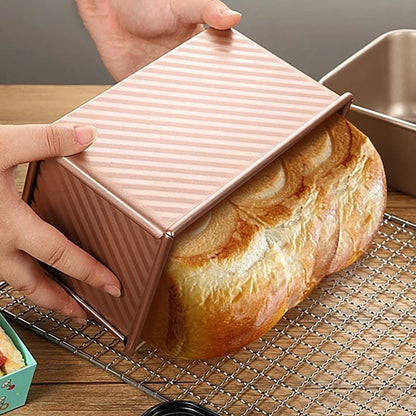 Non‑Stick Toast Mold with Lid – Home Baking Bread & Cake Pan