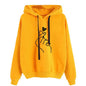 Korean‑Style Fleece Hoodie – Solid Color Finger‑Heart Design, Cozy Autumn Long‑Sleeve Sweatshirt with Pockets