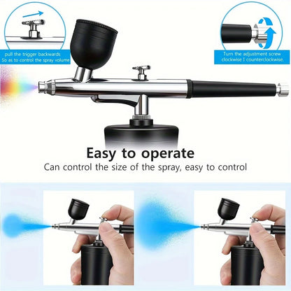 Nail spray gun portable cordless air brush nail gun with compressor nail decoration cake makeup varnish spray