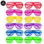 UV Neon Glow Party Hats – Blacklight Fluorescent Plastic Hats for Kids & Adults