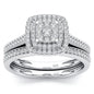 Szjinao 2pcs Moissanite Ring Set For Woman Original 925 Silver Wedding Jewelry Luxury Engagement Ladies Anniversary Gift Trend