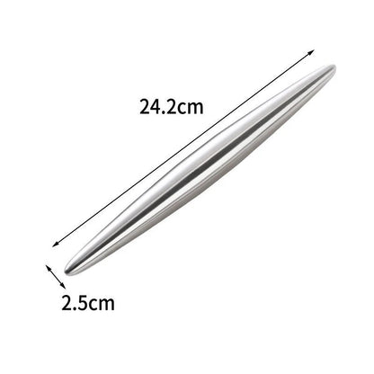 Rolling Pin Stainless Steel 18/24/30cm Kitchen Utensils Dough Bake Pizza Noodles Cookie Dumplings Making Non-stick Baking Tools