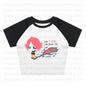 Harajuku Goth Short Sleeve Y2K Style Letter Print Fairy Grunge Summer E-girl White Crop Top Slim 2000s Star Streetwear T-shirts