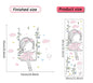 Cartoon Girl Unicorn Vinyl Child Wall Stickers for Baby Room Decoration Bedroom Accessories Furniture Decals Wall Art Room Decor