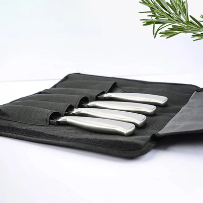 Chef Knife Storage Bag Roll-up Chef Bag Storage Pockets Cooking Gadgets Storage
