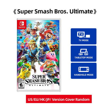 Nintendo Switch Game Deals - Super Smash Bros. Ultimate - Games Physical Cartridge Support TV Tabletop Handheld Game Mode