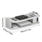 Wifi Hanging Shelf Router Power Strip Multi Outlet TV Set Top Box Cable Hiden Floating Rack Wall Mount Holder Storage Organizer