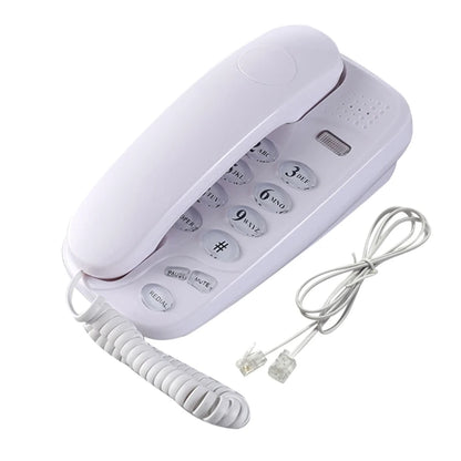 KXT-580 Big Button Corded Phone Telephones Landline Phone with Call Light Redial Pause Support Wall Mount or Desk Phone