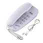 KXT-580 Big Button Corded Phone Telephones Landline Phone with Call Light Redial Pause Support Wall Mount or Desk Phone
