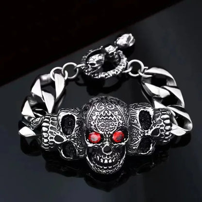 Trendy Punk Bracelet High Quality Skull Bracelet Boutique Jewelry Birthday Gift