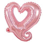 10pcs 18inch Hook Foil Helium Balloons 45x45cm Size Heart Shaped Wedding Valentine's Day Party Decoration Balloons Supplies