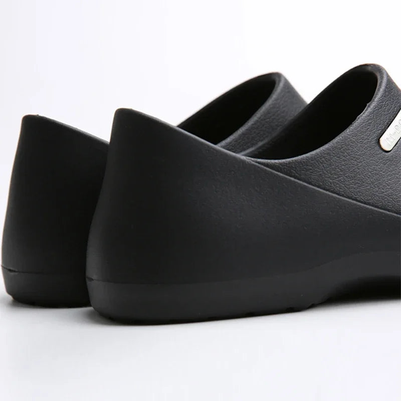 High Quality White Chef Shoes for Men Hotel Restaurant Kitchen Waterproof Work Shoes Catering Anti-Slip EVA Cook Waiter Shoess