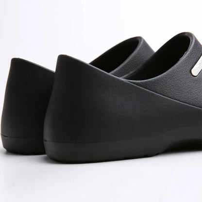 High Quality White Chef Shoes for Men Hotel Restaurant Kitchen Waterproof Work Shoes Catering Anti-Slip EVA Cook Waiter Shoess