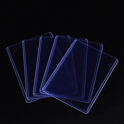 10PCS Standard 35PT Top Loaders Game Card Sleeves Top loaders Card Protector for Baseball Football Sports Game Cards PVC Slot