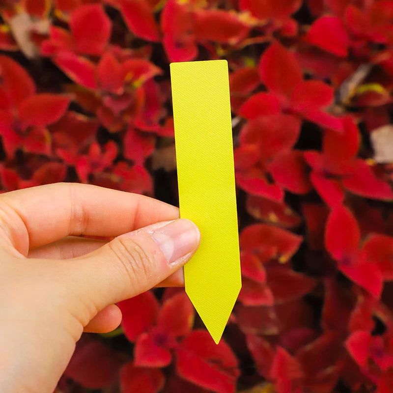 100pcs Garden Plant Labels Plastic Waterproof Horticultural Labels Plant Accessories DIY Garden Decorating Tool Plant Small Sign