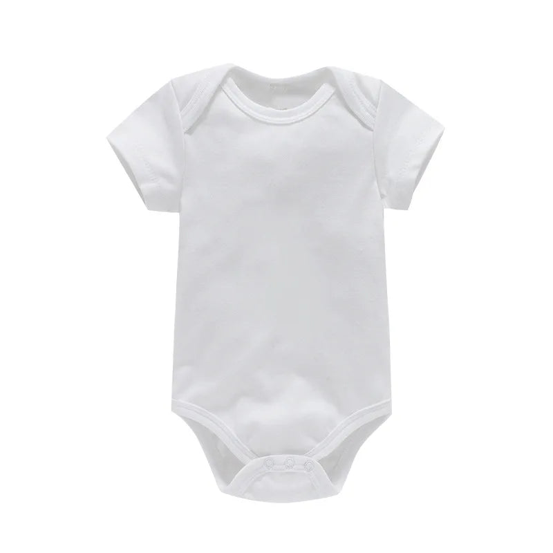Baby Onesies in 7 Colors - Solid Bodysuits for Boys and Girls