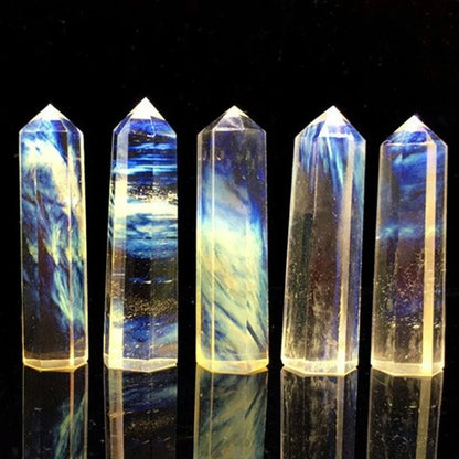 Natural Stone and Crystals Point Wand Rose Quartz Amethyst Home Decoration Mineral Stones Crafts
