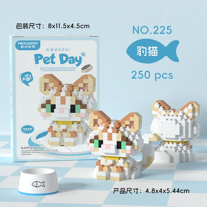 Animal Mini Building Blocks Set – Small Particle DIY Assembly Bricks for Kids Ages 10–12, Educational Birthday Toy