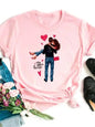 Maycaur Hot Sales Printed Female Tshirt Women Fashion Graphic Printed T-Shirt Harajuku Korean Style Short Sleeves Clothes Female