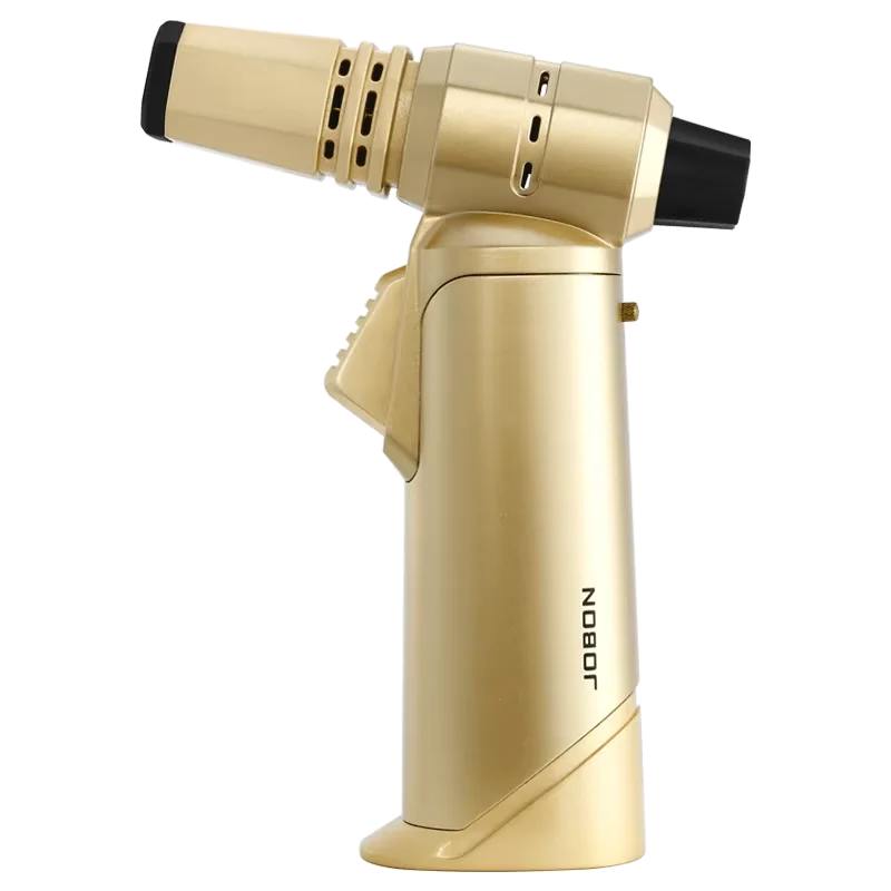 JOBON Blue Flame Gun Lighter Adjustable Flame Locking Flame Function 360° Can inverted to use Multi-functional Use Scene