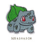 30‑Style Pokemon Embroidery Cloth Patches – Pikachu & Cartoon Iron‑On/Sew‑On Appliques for DIY Clothing