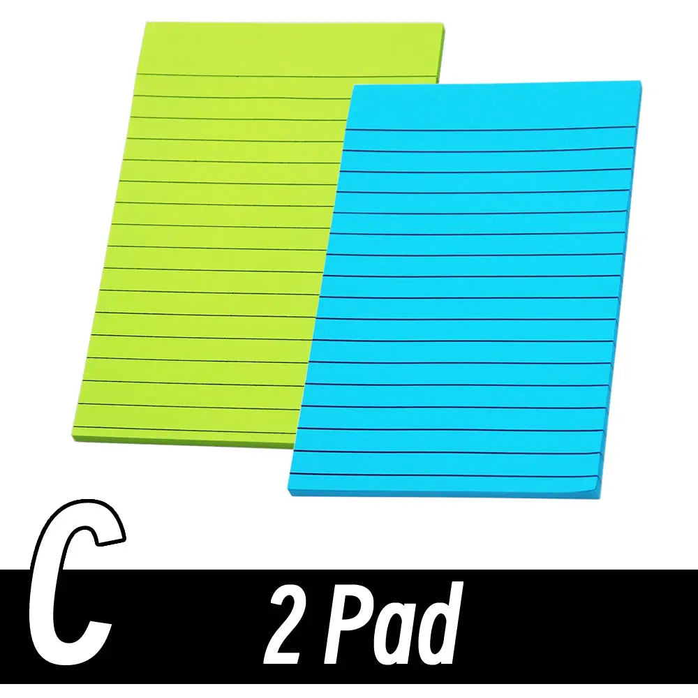 45 Sheets/Pad Scribed Notepad Post  Sticky Notes 8 Colors