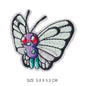 30‑Style Pokemon Embroidery Cloth Patches – Pikachu & Cartoon Iron‑On/Sew‑On Appliques for DIY Clothing