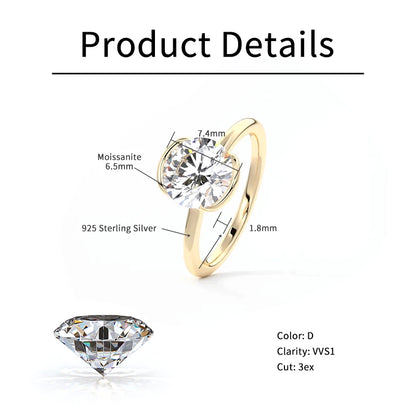 Eternity Band – 925 Sterling Silver Luxury Engagement & Wedding Ring for Women