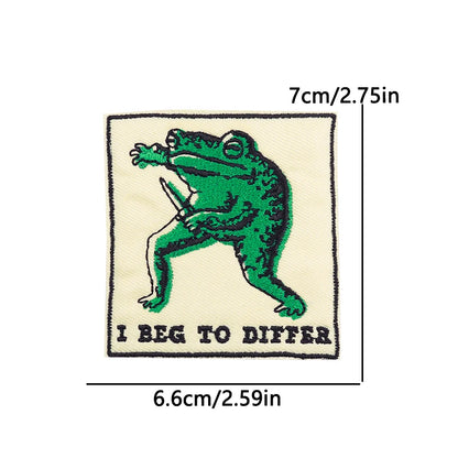 Letter Embroidered Patch Cartoon/Personality Letter Slogan Patch Iron On Patches For Clothing thermoadhesive Patches Sew Badges