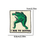 Letter Embroidered Patch Cartoon/Personality Letter Slogan Patch Iron On Patches For Clothing thermoadhesive Patches Sew Badges