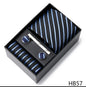 Men's  Tie Pocket Squares Necktie Box Set