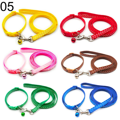 Dog Cat Adjustable Leash  and Collar 24Sets