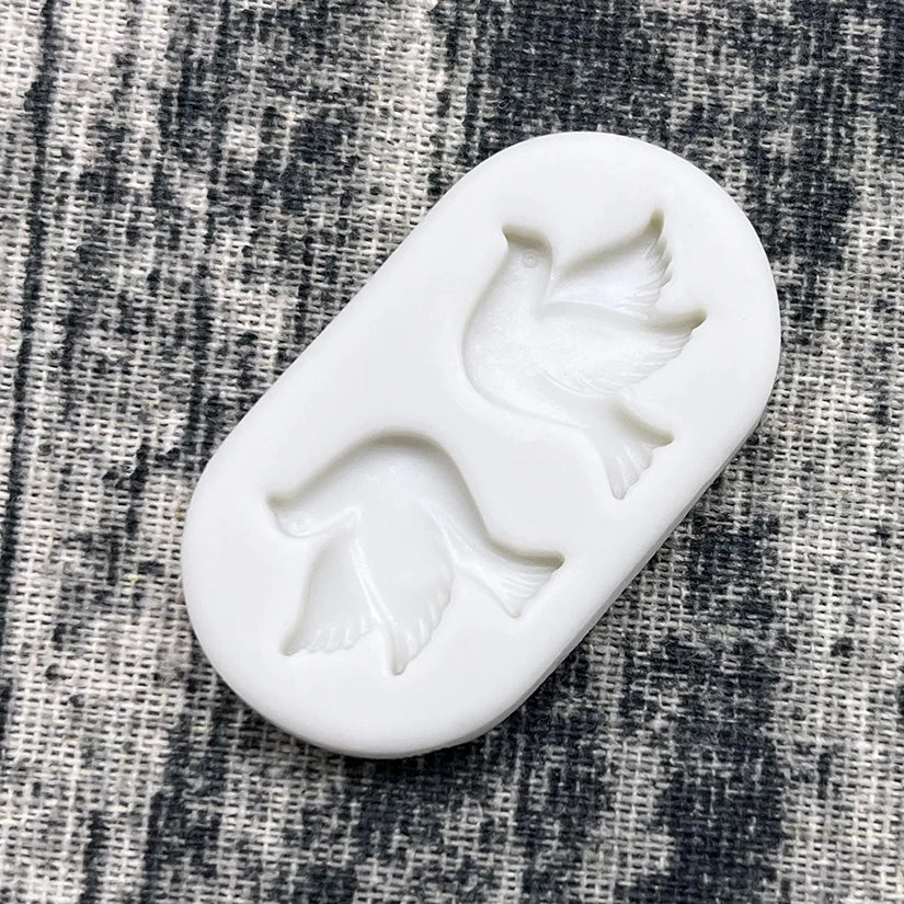 Dove Silicone Mold Fondant Chocolate Sugarcraft Mold Cake Decorating Tools Baking Accessories