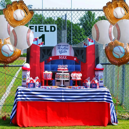 9pcs 23 Inch Baseball Party Decorations Sports Foil Balloons Birthday Baseball Theme Celebration Party Decorations