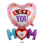 1pc Mother's Day Decorations Balloons I Love You Mom Dad Happy Father's Day Aluminum Film Balloons Mothers Gifts Supplies Globos