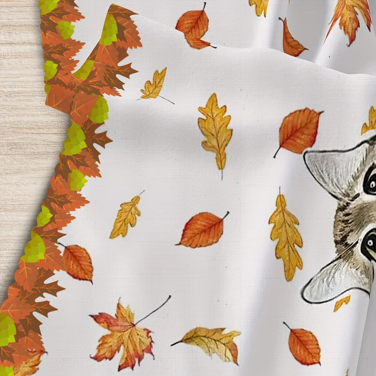 Autumn Pumpkin Maple Leaf Charming Cat Tablecloths Thanksgiving Fall Waterproof Tablecover Wedding Home Party Dining Table Decor