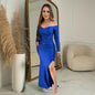 Birthday long evening fall party woman's dresses