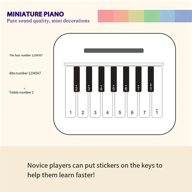High‑End Music Piano Decoration & World Famous Music Gift